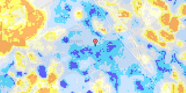 Ekstrem regn på Præstegaardsvej 11