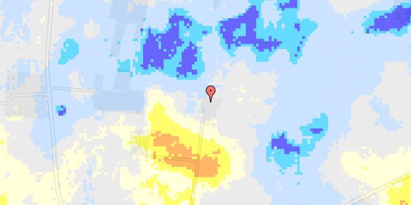 Ekstrem regn på Rosendalsvej 8