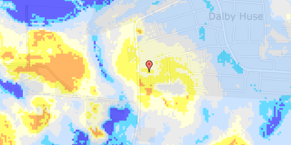 Ekstrem regn på Skehøjvej 49