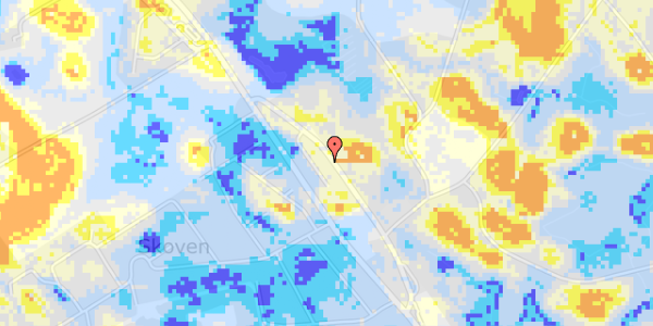 Ekstrem regn på Skovkirkevej 25B