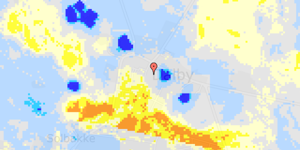 Ekstrem regn på Smedeparken 21