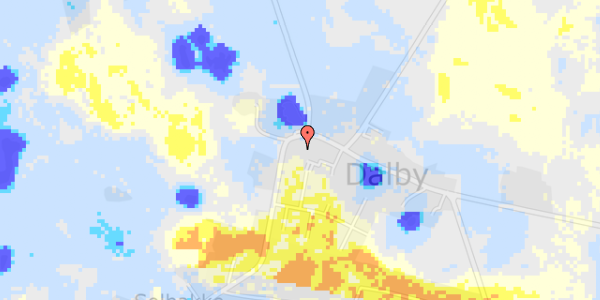 Ekstrem regn på Smedeparken 34