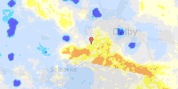 Ekstrem regn på Solbakkevej 16