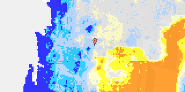 Ekstrem regn på Strandbakken 13