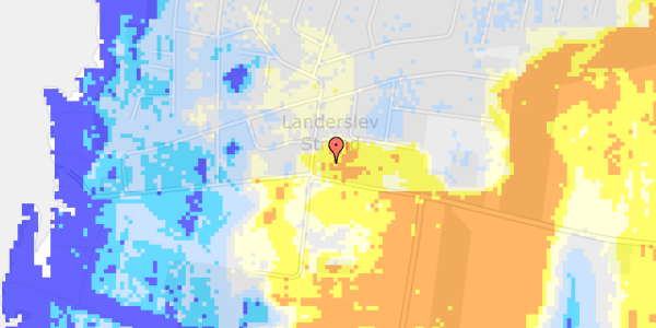 Ekstrem regn på Strandgaardsvej 4