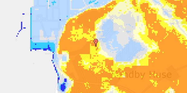 Ekstrem regn på Strandhøj 29