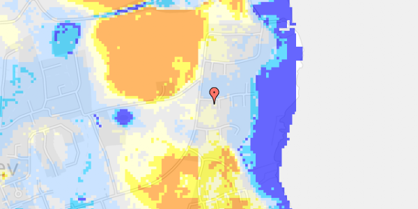 Ekstrem regn på Strandleddet 8