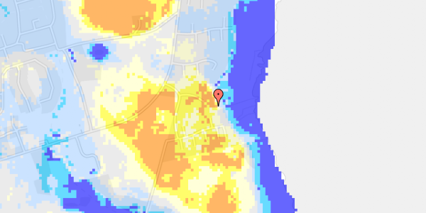 Ekstrem regn på Strandlunden 10