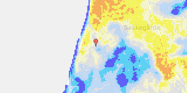 Ekstrem regn på Strandvej 65