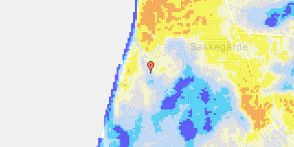 Ekstrem regn på Strandvej 67