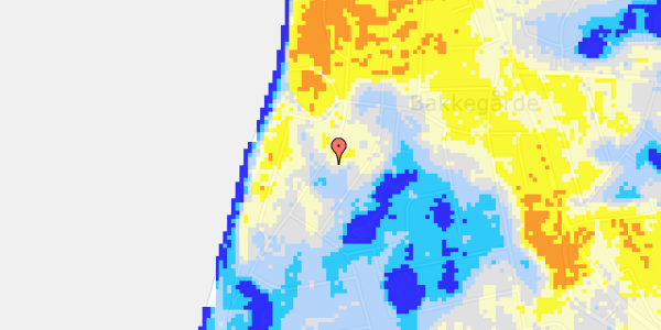 Ekstrem regn på Strandvej 84