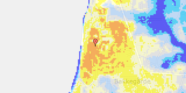 Ekstrem regn på Strandvej 95B