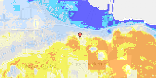 Ekstrem regn på Thyrasvej 7