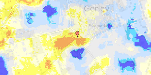 Ekstrem regn på Tørslevvej 12