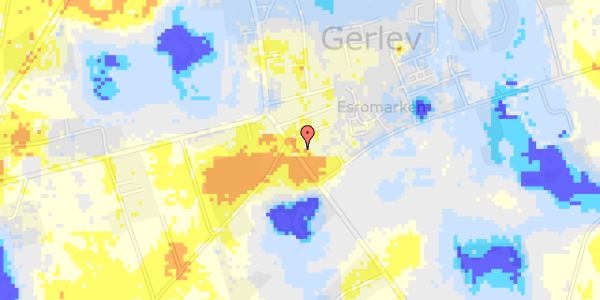 Ekstrem regn på Tørslevvej 15