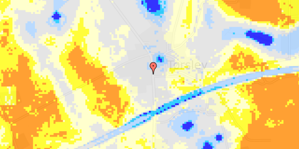 Ekstrem regn på Tørslevvej 34B