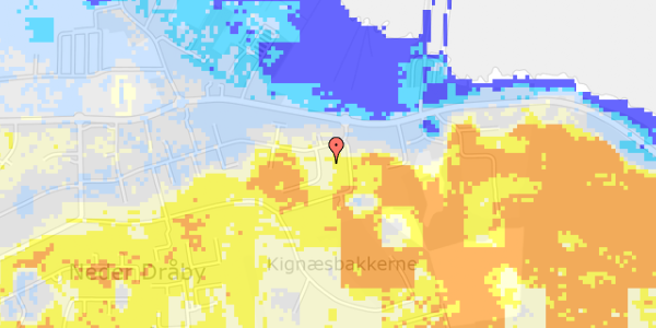 Ekstrem regn på Ved Kignæs 3