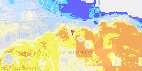 Ekstrem regn på Ved Kignæs 11