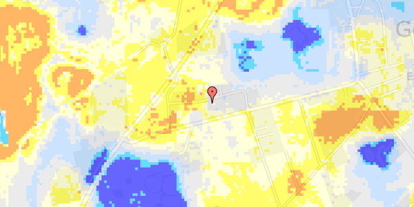 Ekstrem regn på Vestergaardsvej 8