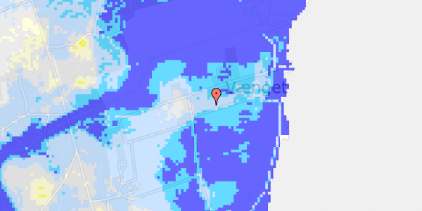 Ekstrem regn på Vænget 22