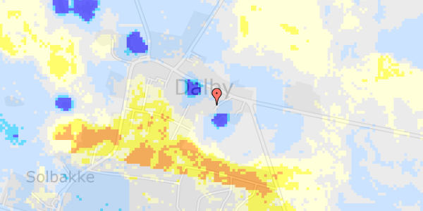 Ekstrem regn på Østergaardsvej 22