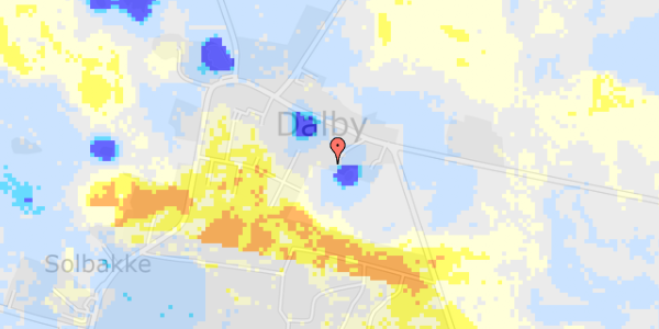 Ekstrem regn på Østergaardsvej 24