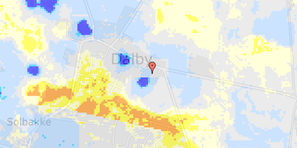 Ekstrem regn på Østergaardsvej 28