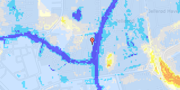 Ekstrem regn på Brønsholmdalsvej 127