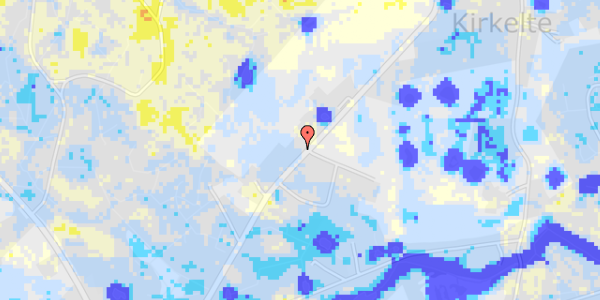 Ekstrem regn på Kirkeltevej 107