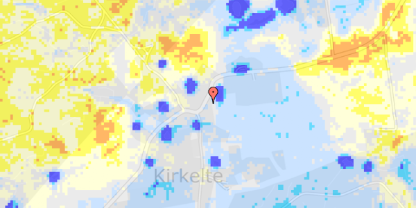 Ekstrem regn på Kirkeltevej 132