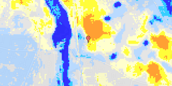 Ekstrem regn på Ullerød Banevej 2