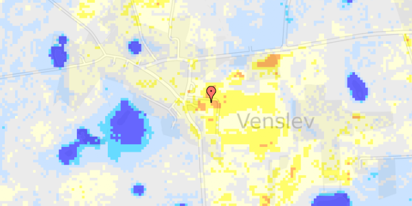 Ekstrem regn på H.C.Vej 6