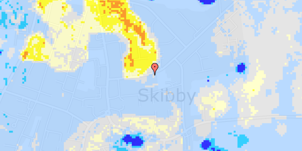 Ekstrem regn på Skuldelevvej 20