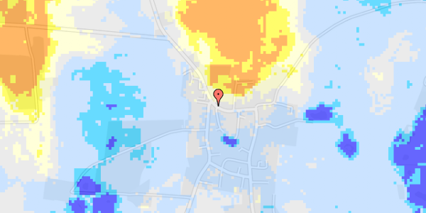 Ekstrem regn på Østergade 4B