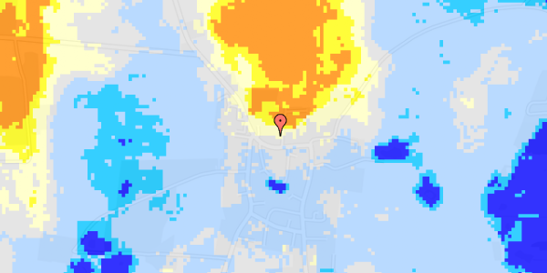 Ekstrem regn på Østergade 7A