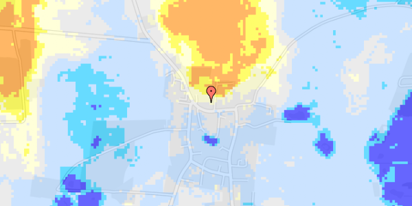 Ekstrem regn på Østergade 7B