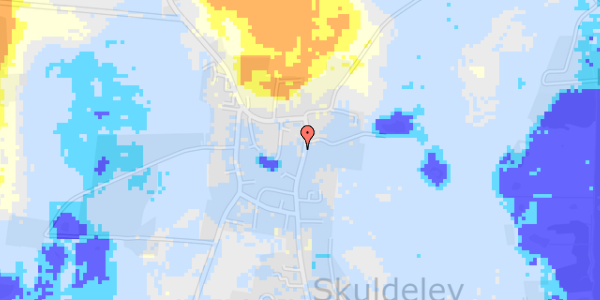 Ekstrem regn på Østergade 16