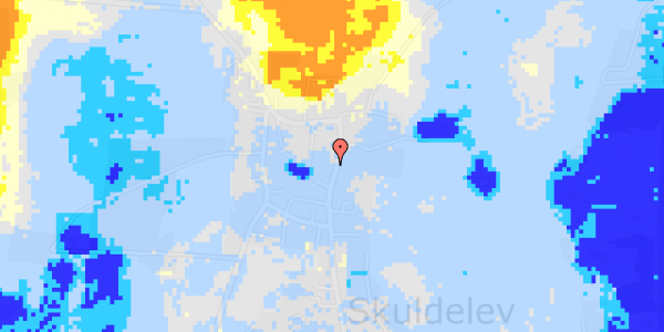 Ekstrem regn på Østergade 18