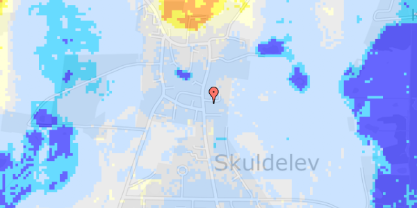 Ekstrem regn på Østergade 29