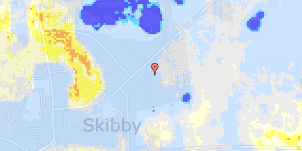 Ekstrem regn på Østervej 10