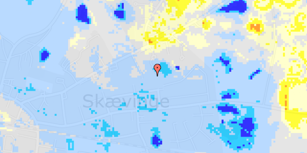 Ekstrem regn på Baunetoften 46