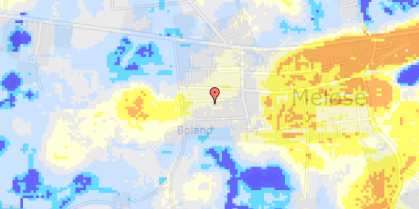 Ekstrem regn på Bolandsvej 9