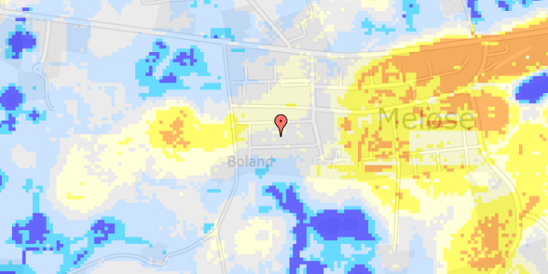 Ekstrem regn på Bolandsvej 17