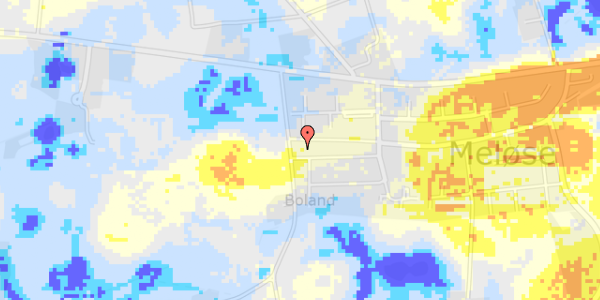 Ekstrem regn på Bolandsvej 18