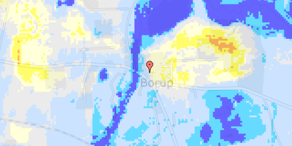 Ekstrem regn på Borupvej 61