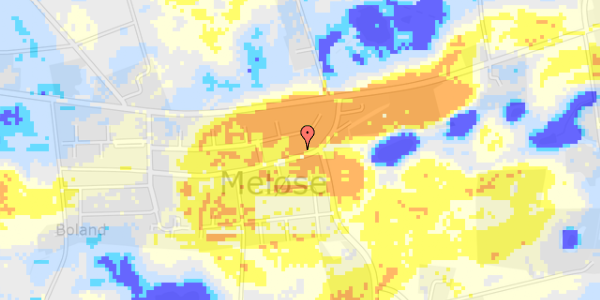 Ekstrem regn på Byvej 23B