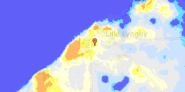 Ekstrem regn på Lille Lyngbyvej 10