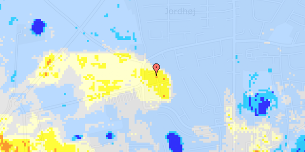 Ekstrem regn på Byvangen 23