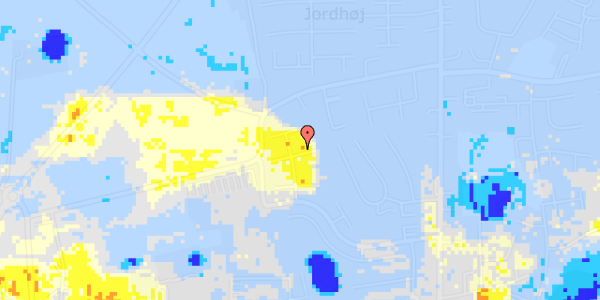 Ekstrem regn på Byvangen 28