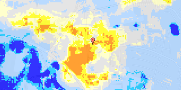 Ekstrem regn på Fabriksvangen 1